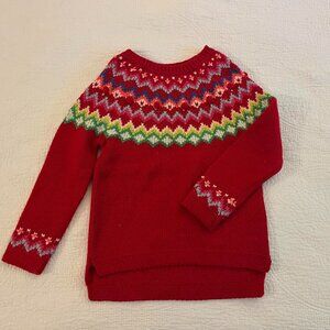 Mini Boden Fair Isle Sweater Girls 6-7 yrs